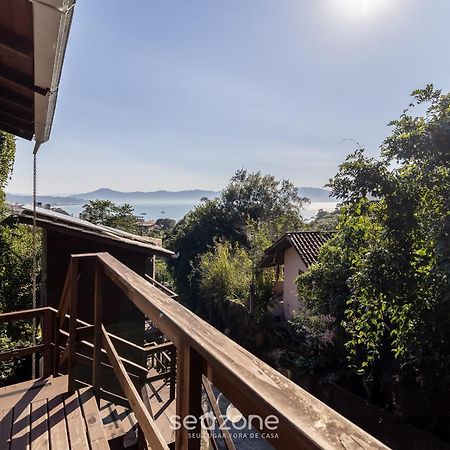 Appartamento Chale Rustico Vista Panoramica Para O Mar Mav002 Florianópolis Esterno foto
